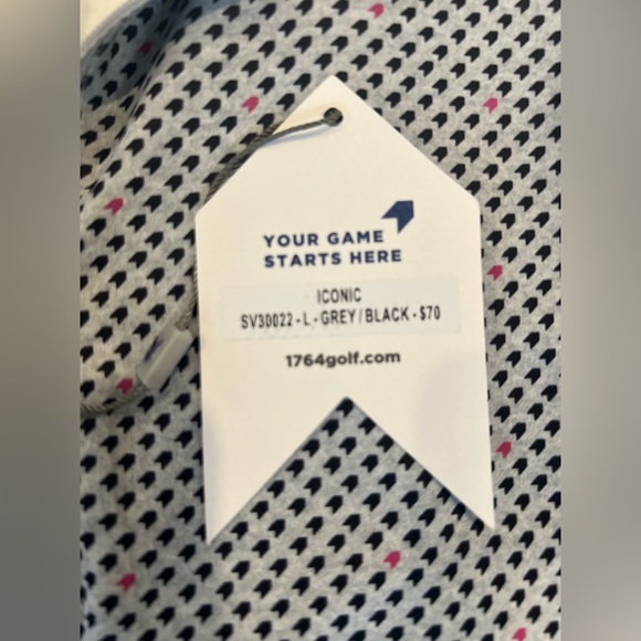 Golf 1/4 zip 1764 NWT - Picture 3 of 3